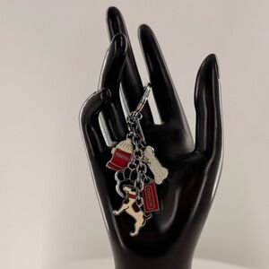 Coach Dog Keychain/Bag Tag/Key Fob